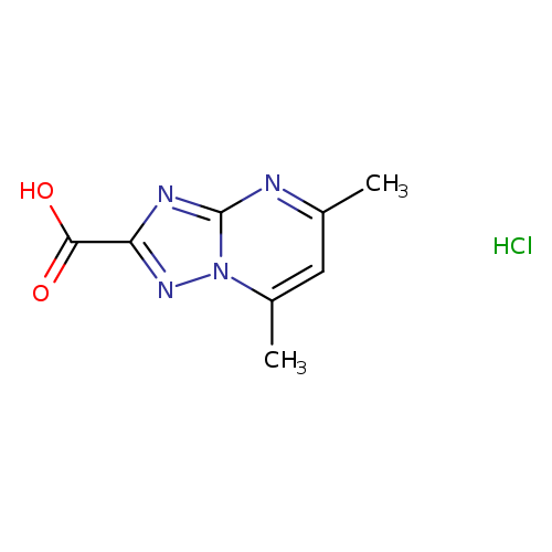 5,7-dimethyl[1,2,4]triazolo[1,5-a]pyrimidine-2-carboxylic acid hydrochloride