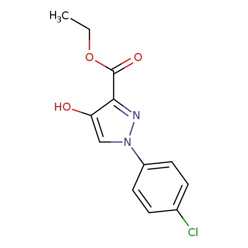 ETHYL 1-(4-CHLOROPHENYL)-4-HYDROXY-1H-PYRAZOLE-3-CARBOXYLATE