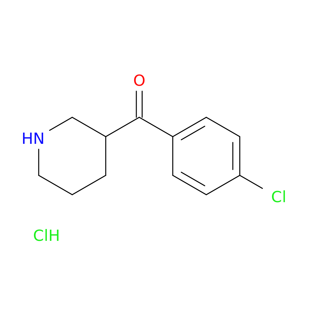 (4-Chlorophenyl)(piperidin-3-yl)methanone hydrochloride