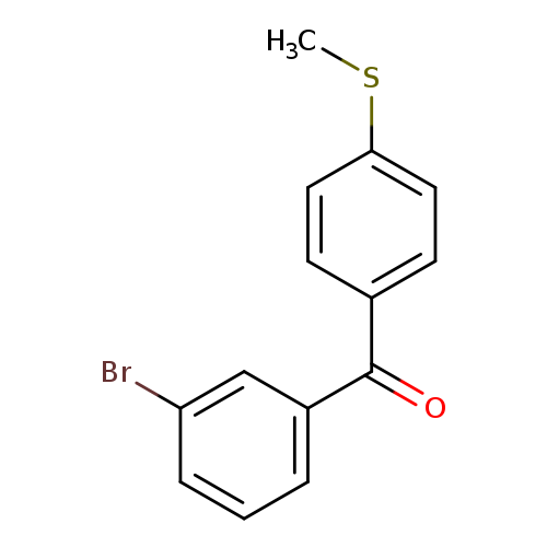 (3-Bromophenyl)(4-(methylthio)phenyl)methanone