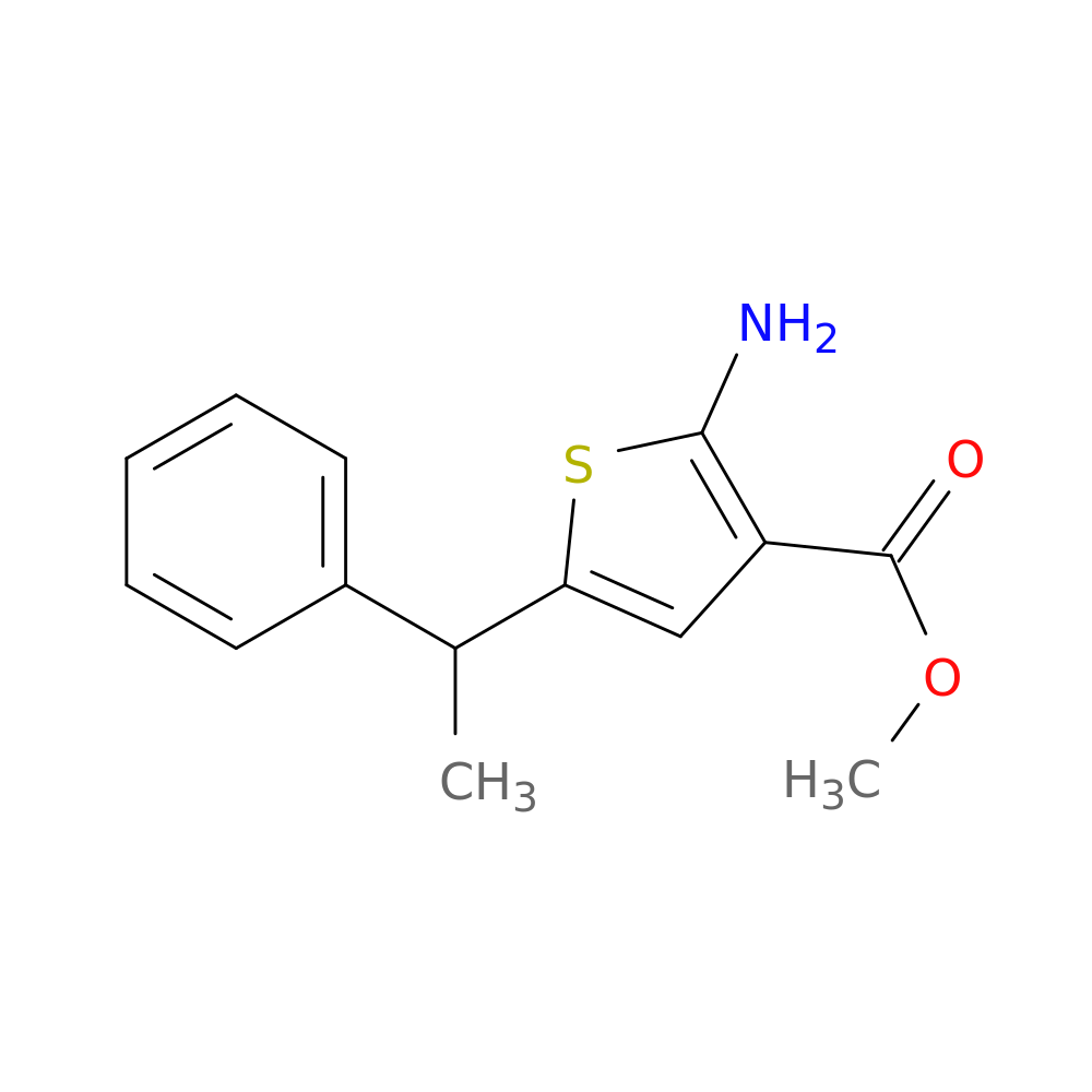 Methyl 2-amino-5-(1-phenylethyl)thiophene-3-carboxylate
