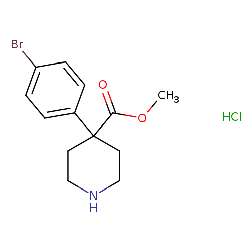 methyl 4-(4-bromophenyl)piperidine-4-carboxylate hydrochloride