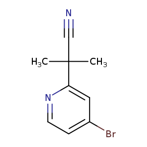 2-(4-Bromopyridin-2-yl)-2-methylpropanenitrile