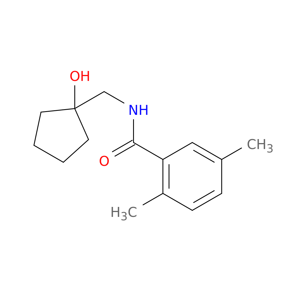 N-[(1-hydroxycyclopentyl)methyl]-2,5-dimethylbenzamide