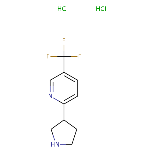 2-(pyrrolidin-3-yl)-5-(trifluoromethyl)pyridine dihydrochloride