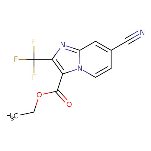 Ethyl7-cyano-2-(trifluoromethyl)imidazo[1,2-a]pyridine-3-carboxylate