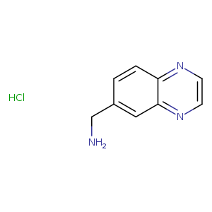 6-Quinoxalinemethanamine, hydrochloride (1:1)