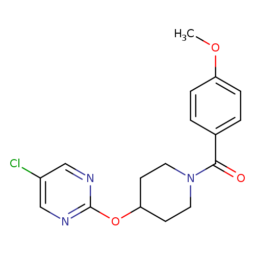 5-chloro-2-{[1-(4-methoxybenzoyl)piperidin-4-yl]oxy}pyrimidine