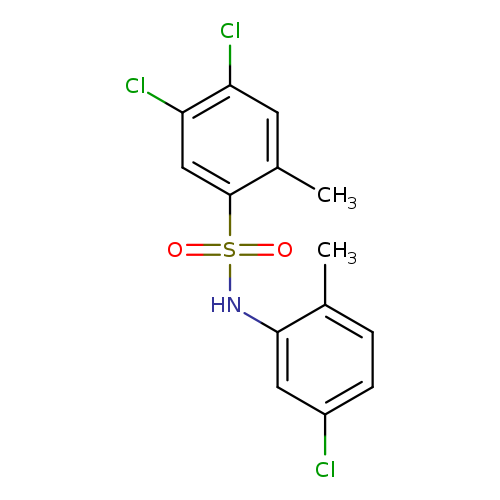 4,5-dichloro-N-(5-chloro-2-methylphenyl)-2-methylbenzene-1-sulfonamide