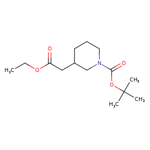 tert-Butyl 3-(2-ethoxy-2-oxoethyl)piperidine-1-carboxylate