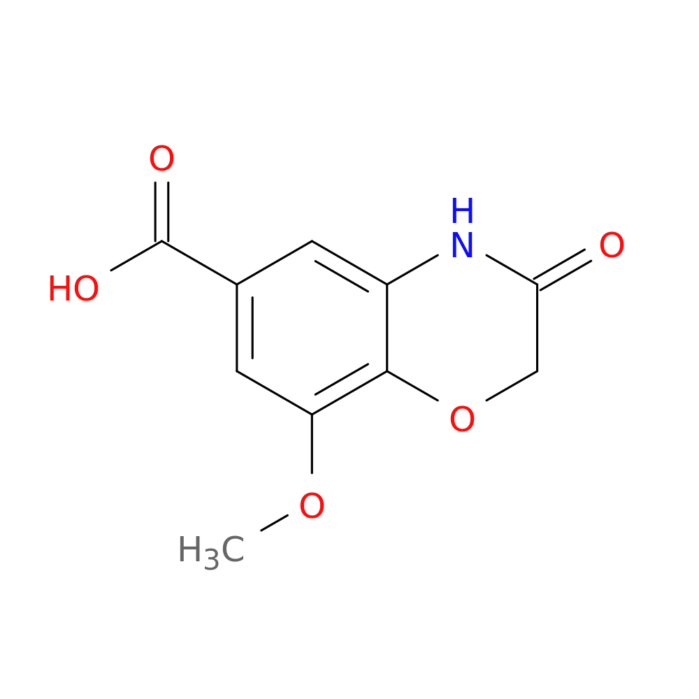 8-Methoxy-3-oxo-3,4-dihydro-2H-1,4-benzoxazine-6-carboxylic acid