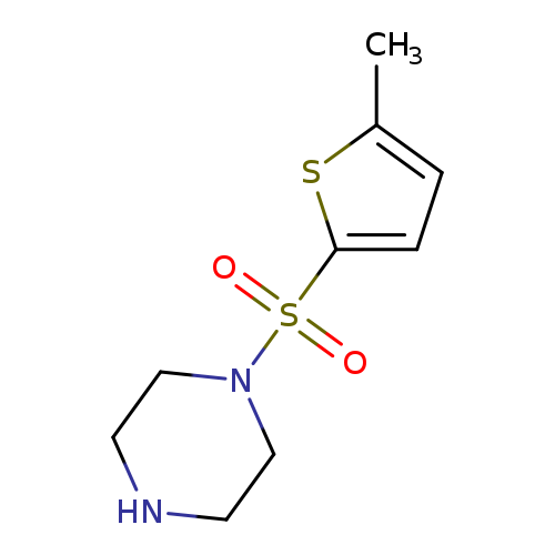 1-[(5-methylthiophen-2-yl)sulfonyl]piperazine