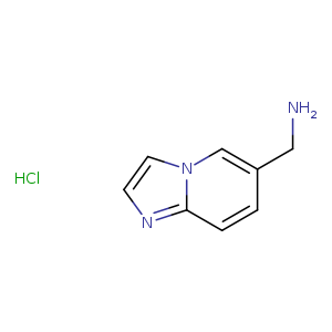 imidazo[1,2-a]pyridin-6-ylmethanamine;hydrochloride