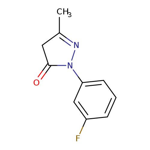 1-(3-fluorophenyl)-3-methyl-4,5-dihydro-1H-pyrazol-5-one