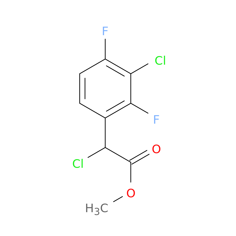 methyl 2-chloro-2-(3-chloro-2,4-difluorophenyl)acetate