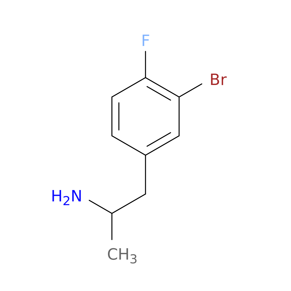 1-(3-bromo-4-fluorophenyl)propan-2-amine