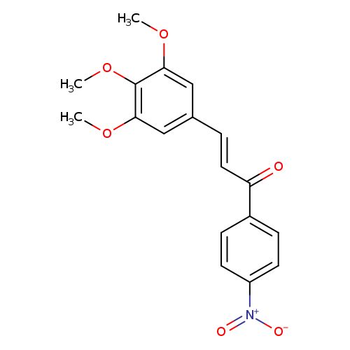(2E)-1-(4-nitrophenyl)-3-(3,4,5-trimethoxyphenyl)prop-2-en-1-one