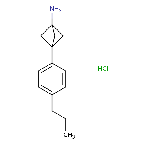 3-(4-propylphenyl)bicyclo[1.1.1]pentan-1-amine hydrochloride