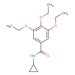 N-cyclopropyl-3,4,5-triethoxybenzamide