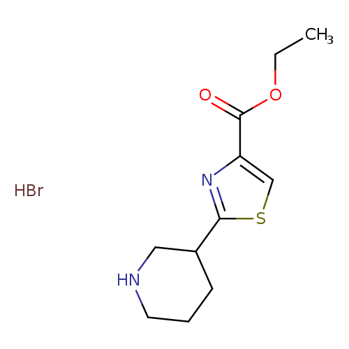 ethyl 2-(piperidin-3-yl)-1,3-thiazole-4-carboxylate hydrobromide