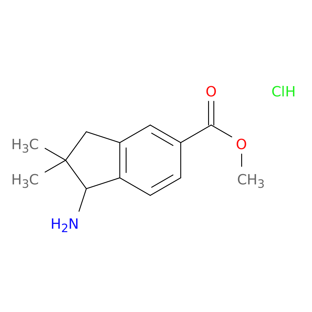 methyl 1-amino-2,2-dimethyl-2,3-dihydro-1H-indene-5-carboxylate hydrochloride