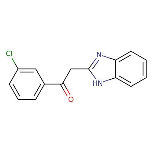 2-(1H-1,3-benzodiazol-2-yl)-1-(3-chlorophenyl)ethan-1-one