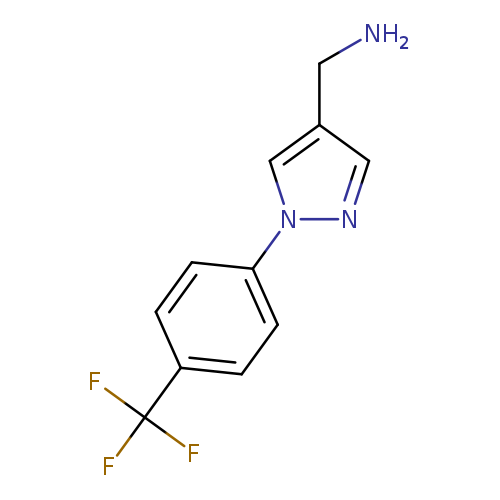 {1-[4-(trifluoromethyl)phenyl]-1H-pyrazol-4-yl}methanamine