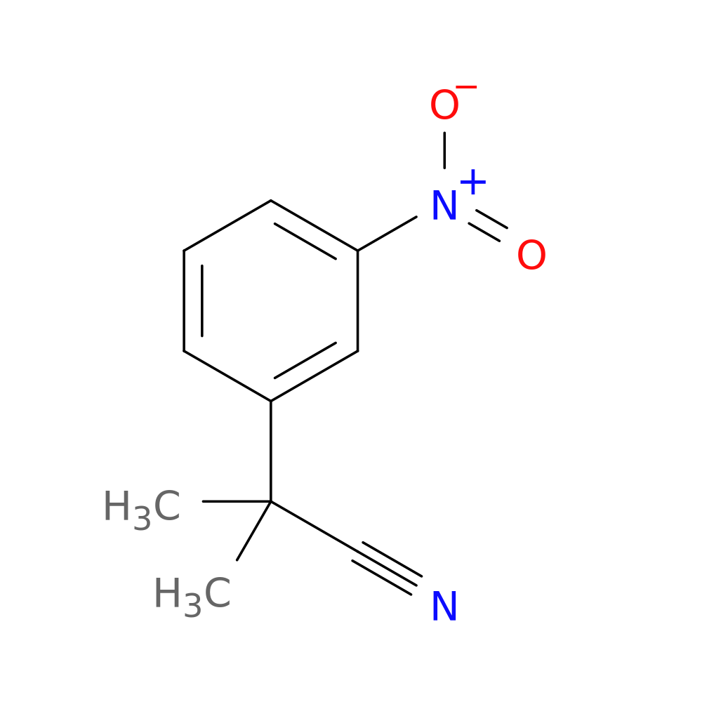 2-Methyl-2-(3-nitrophenyl)propanenitrile
