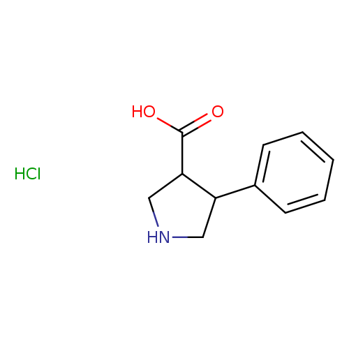 4-phenylpyrrolidine-3-carboxylic acid hydrochloride