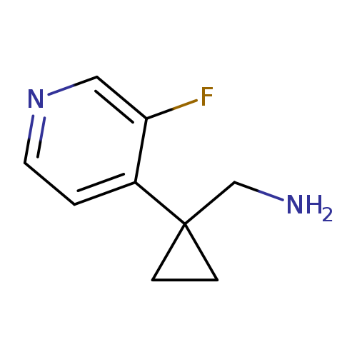[1-(3-fluoropyridin-4-yl)cyclopropyl]methanamine