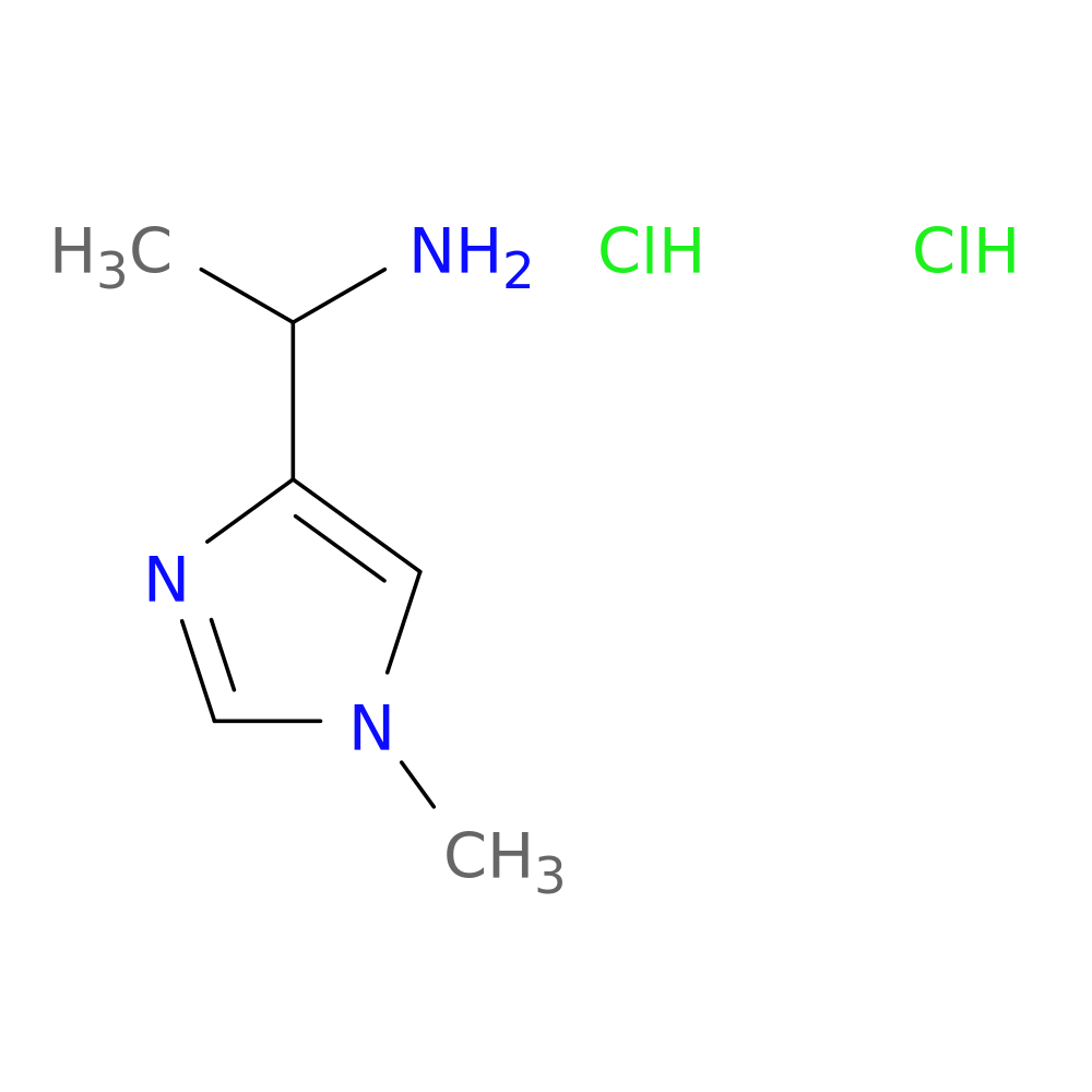 1-(1-methyl-1H-imidazol-4-yl)ethan-1-amine dihydrochloride