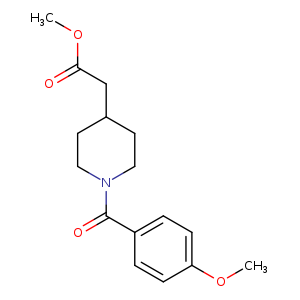 Methyl [1-(4-methoxybenzoyl)piperidin-4-yl]acetate
