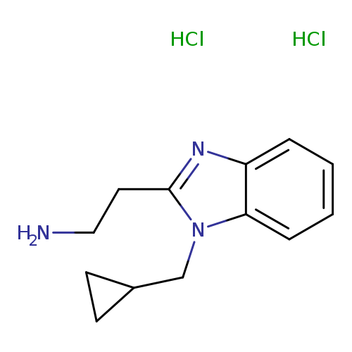 2-[1-(cyclopropylmethyl)-1H-1,3-benzodiazol-2-yl]ethan-1-amine dihydrochloride