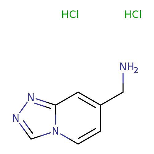 1-{[1,2,4]triazolo[4,3-a]pyridin-7-yl}methanaminedihydrochloride
