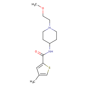 N-[1-(2-methoxyethyl)piperidin-4-yl]-4-methylthiophene-2-carboxamide