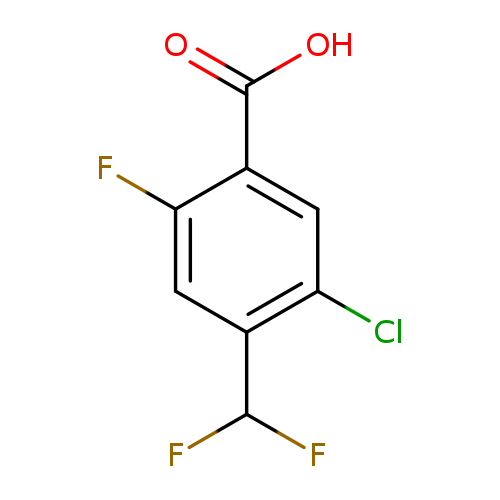 5-chloro-4-(difluoromethyl)-2-fluorobenzoicacid