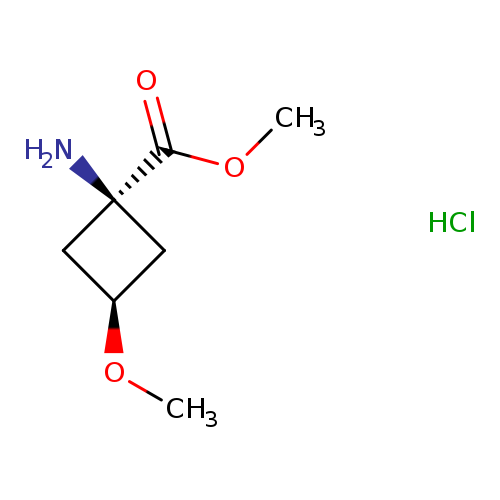 methyl (1s,3s)-1-amino-3-methoxycyclobutane-1-carboxylate hydrochloride