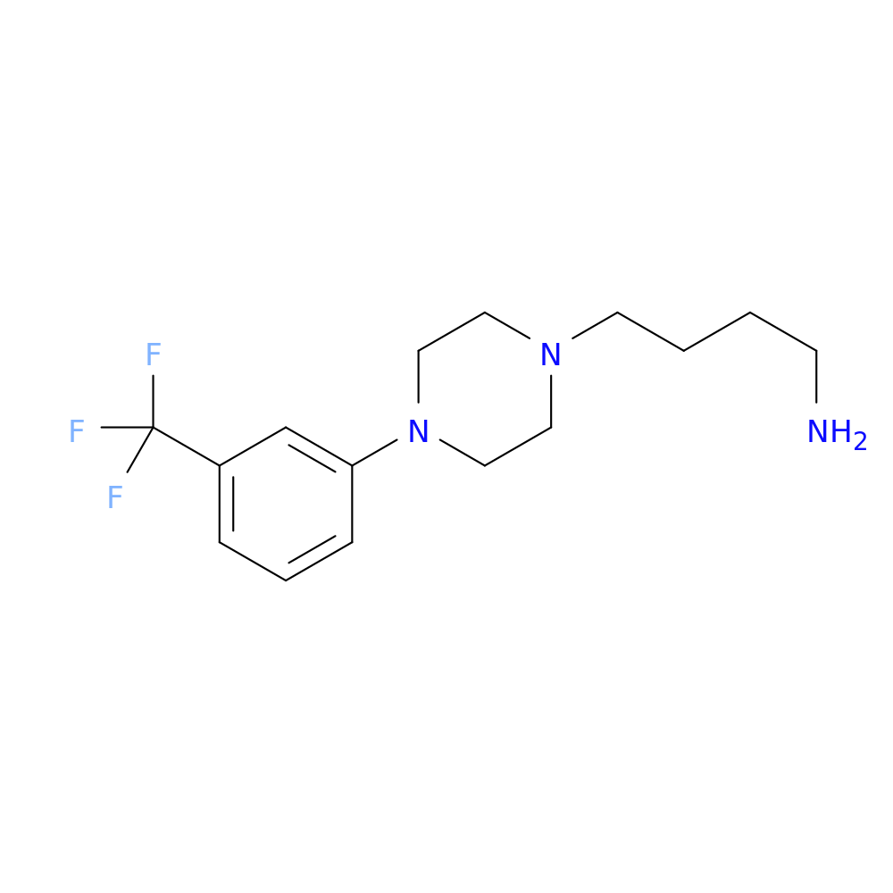 4-{4-[3-(trifluoromethyl)phenyl]piperazin-1-yl}butan-1-amine
