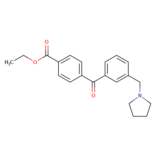 4'-Carboethoxy-3-pyrrolidinomethyl benzophenone