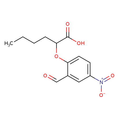 2-(2-Formyl-4-nitrophenoxy)hexanoic acid