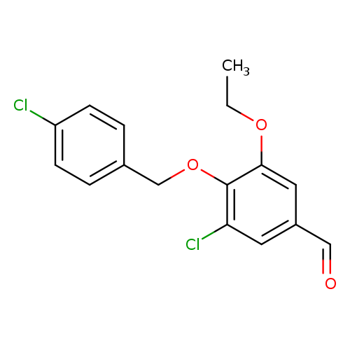 3-chloro-4-[(4-chlorobenzyl)oxy]-5-ethoxybenzaldehyde