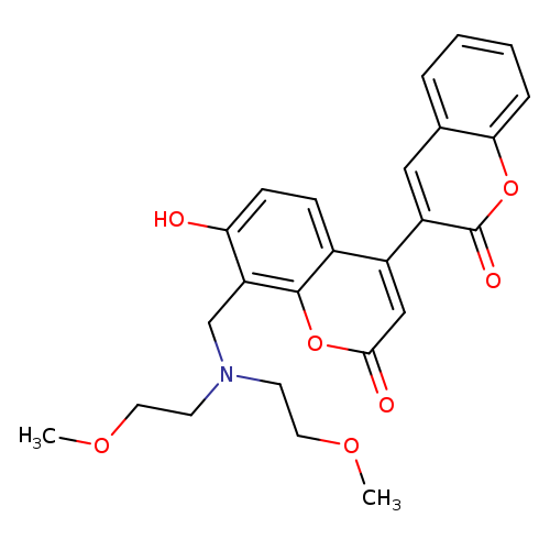8'-{[bis(2-methoxyethyl)amino]methyl}-7'-hydroxy-2H,2'H-[3,4'-bichromene]-2,2'-dione