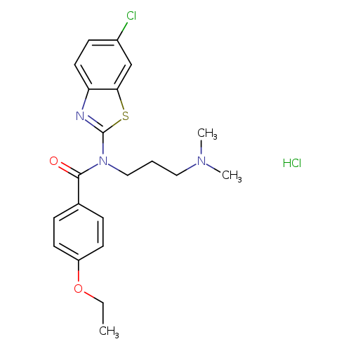 N-(6-chloro-1,3-benzothiazol-2-yl)-N-[3-(dimethylamino)propyl]-4-ethoxybenzamide hydrochloride