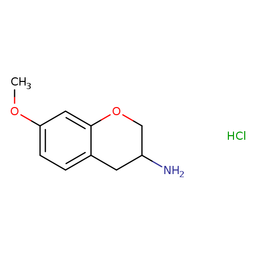 7-Methoxy-3,4-dihydro-2h-1-benzopyran-3-amine hydrochloride