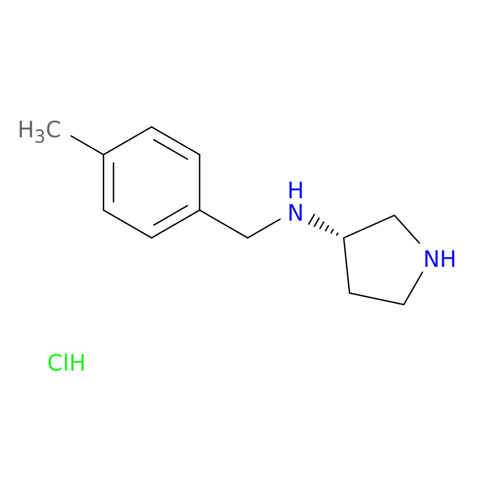 (S)-N-(4-Methylbenzyl)pyrrolidin-3-amine hydrochloride