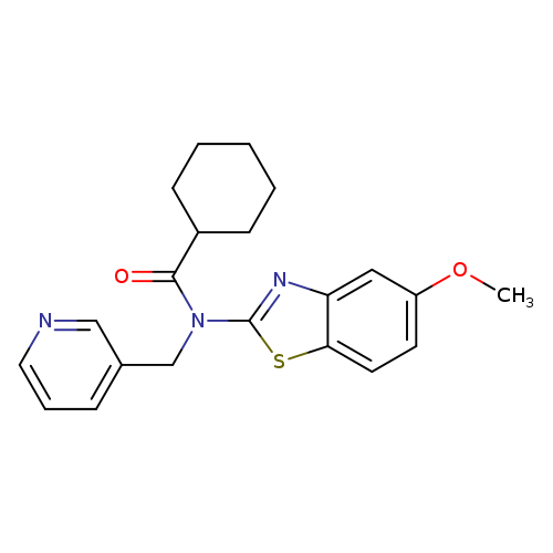 N-(5-methoxy-1,3-benzothiazol-2-yl)-N-[(pyridin-3-yl)methyl]cyclohexanecarboxamide