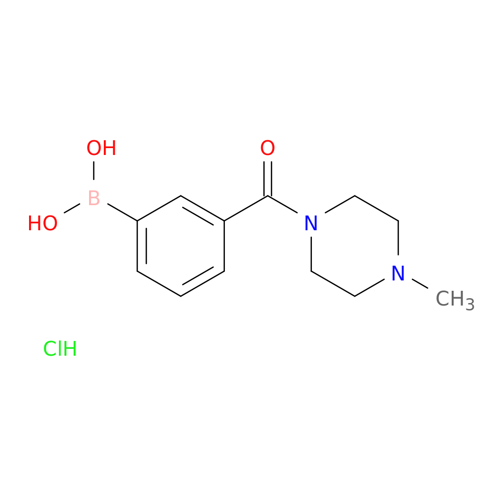 3-(4-Methylpiperazine-1-carbonyl)phenylboronic acid, HCl