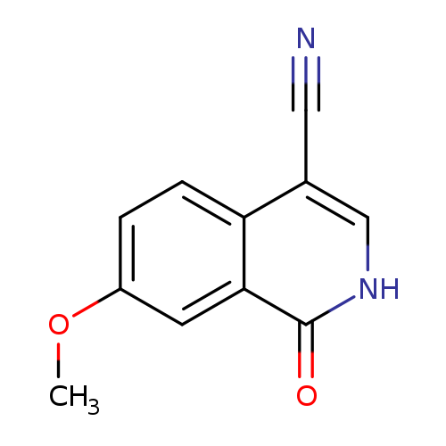 7-methoxy-1-oxo-1,2-dihydroisoquinoline-4-carbonitrile