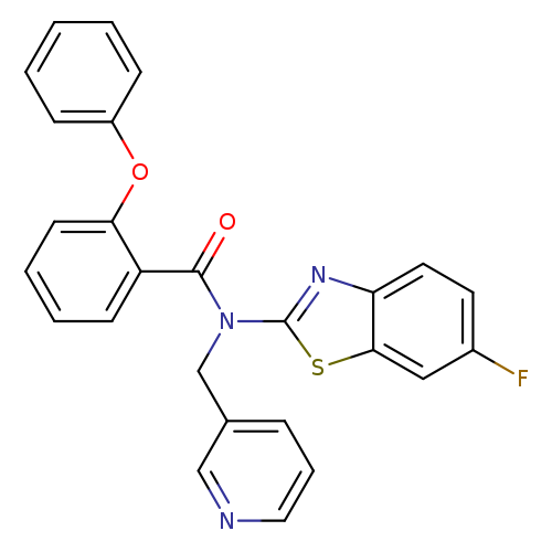 N-(6-fluoro-1,3-benzothiazol-2-yl)-2-phenoxy-N-[(pyridin-3-yl)methyl]benzamide