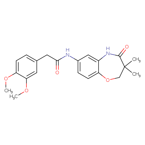 2-(3,4-dimethoxyphenyl)-N-(3,3-dimethyl-4-oxo-2,3,4,5-tetrahydro-1,5-benzoxazepin-7-yl)acetamide